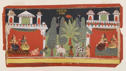 Krishna and Balarama as Children